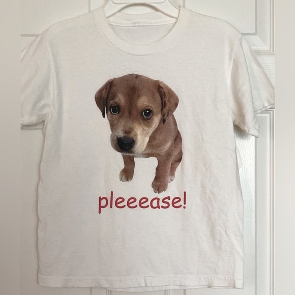 Dog Lover T shirt kids Graphic T White shirt short sleeves puppy dog graphic - Picture 2 of 4